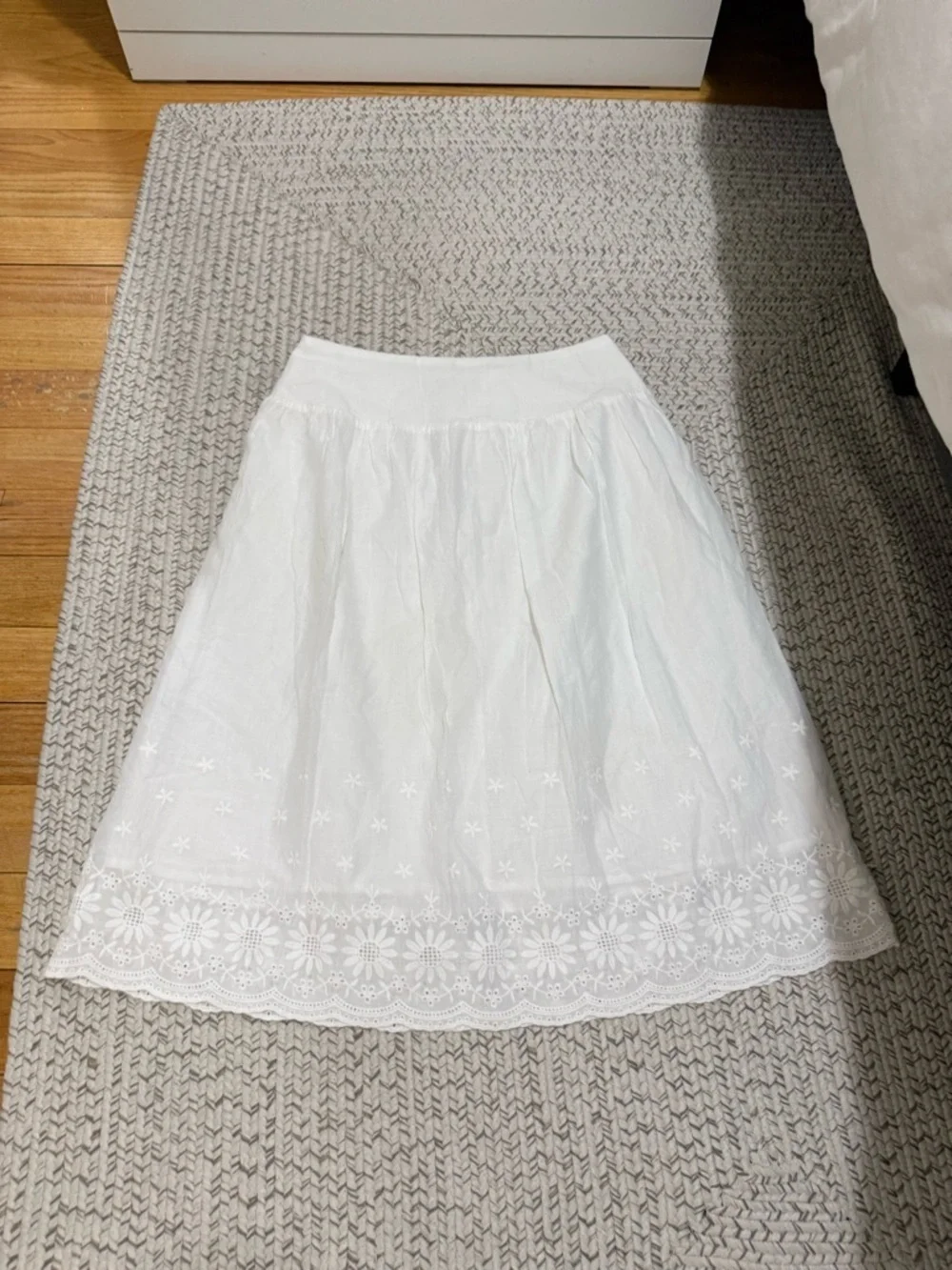 Revolve More to Come Cassandra Eyelet Midi Skirt - Picture 9 of 10